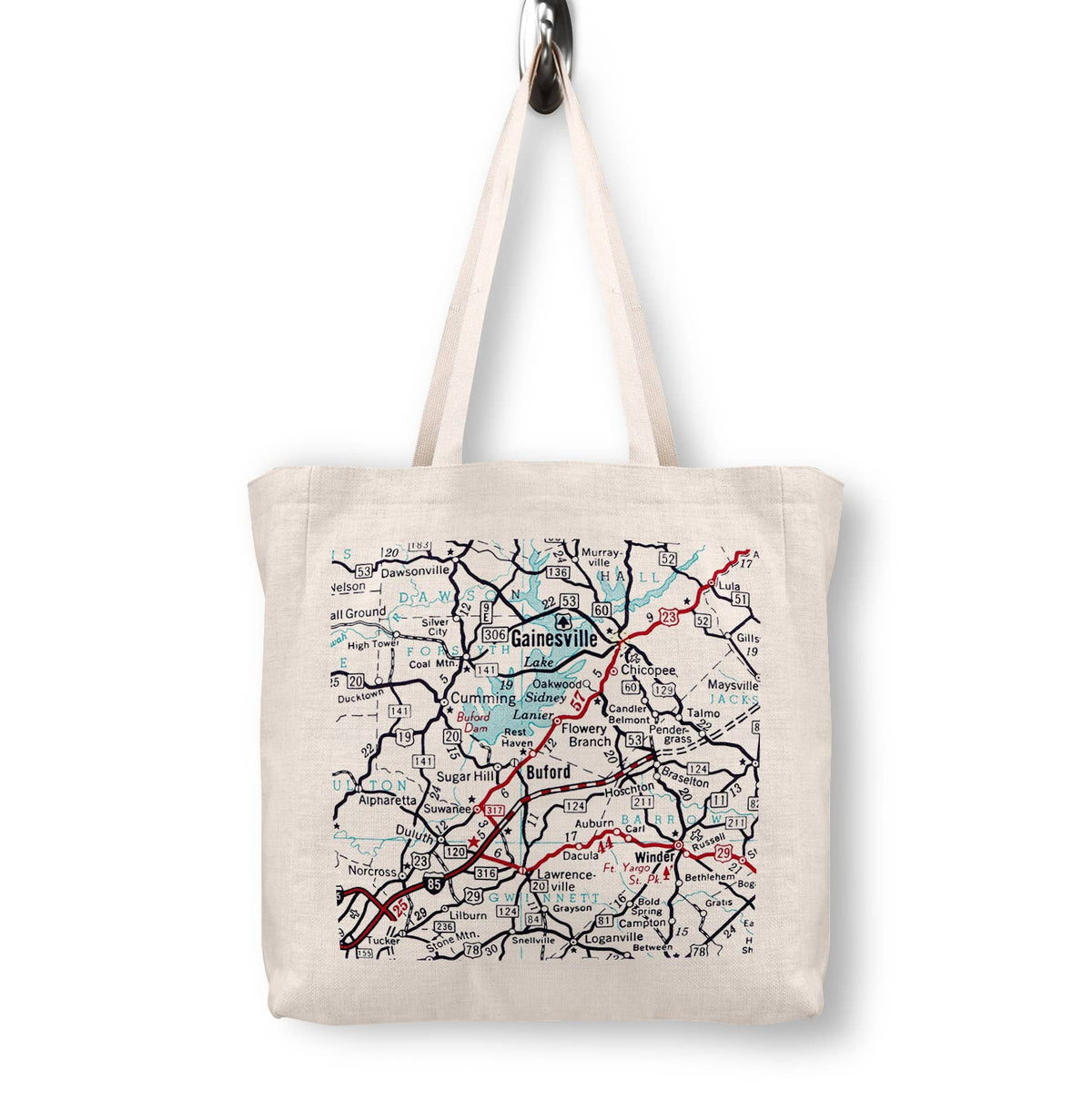 Buford Georgia Canvas Tote Bag