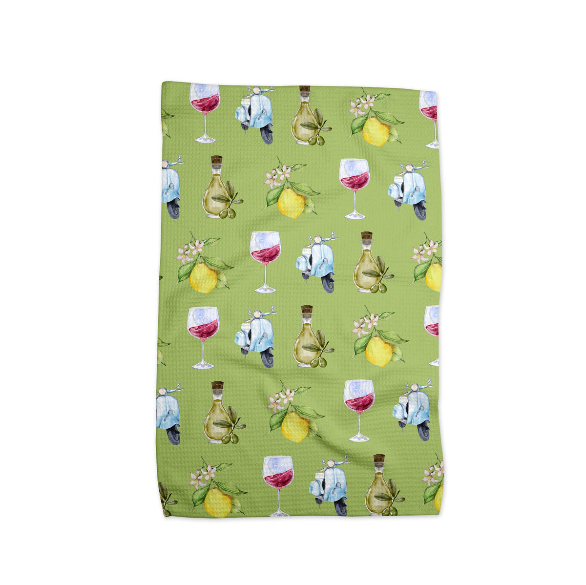 Italian Icons tea towel