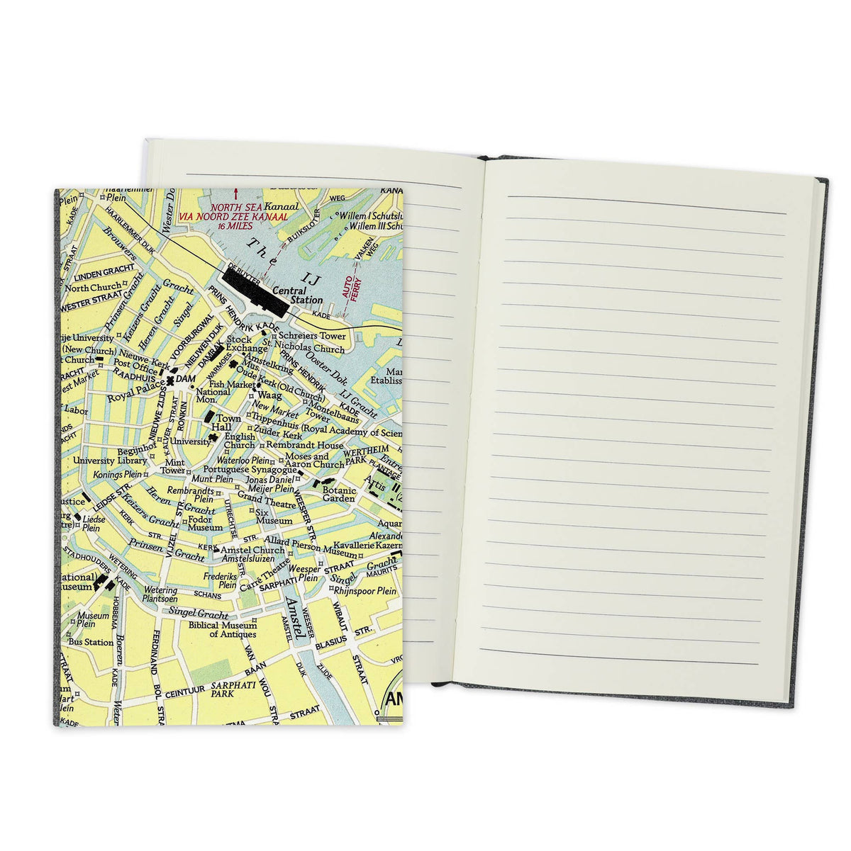 Amsterdam Vintage Map Travel Journal