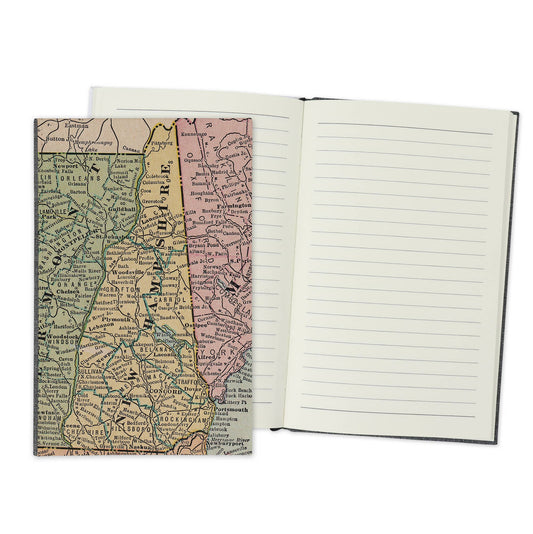 New Hampshire Vintage Map Travel Journal