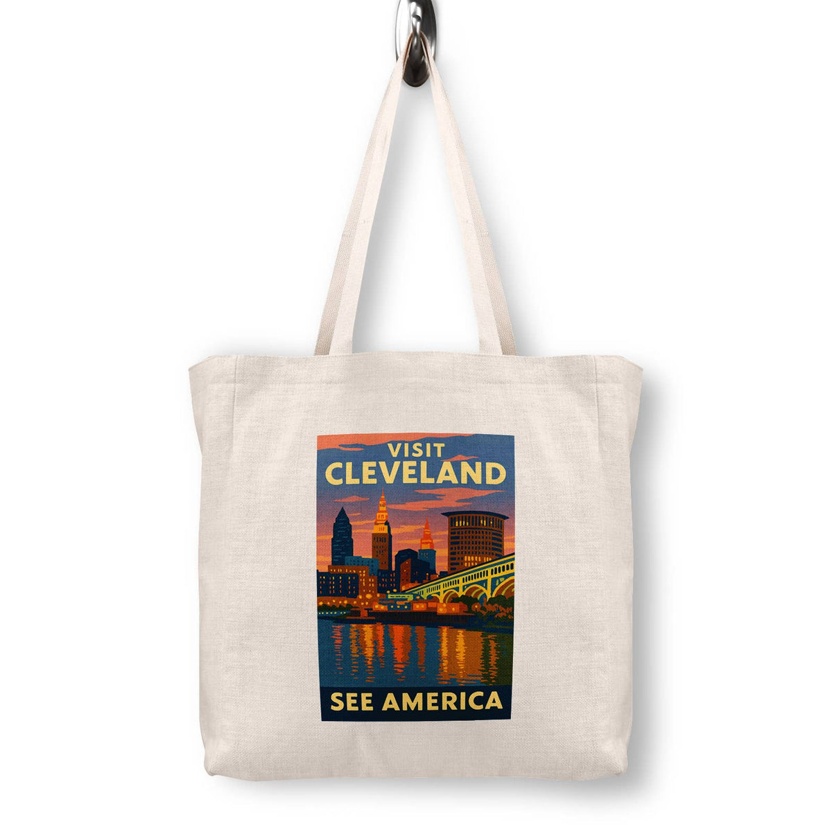 Cleveland Ohio Canvas Tote Bag