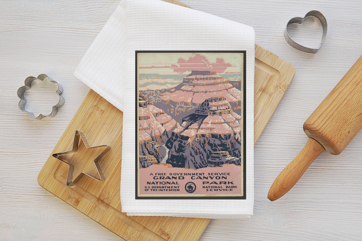 Grand Canyon National Park Poster tea towel