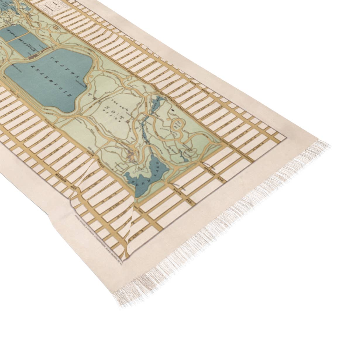 Central Park New York Map Travel Scarf view 4