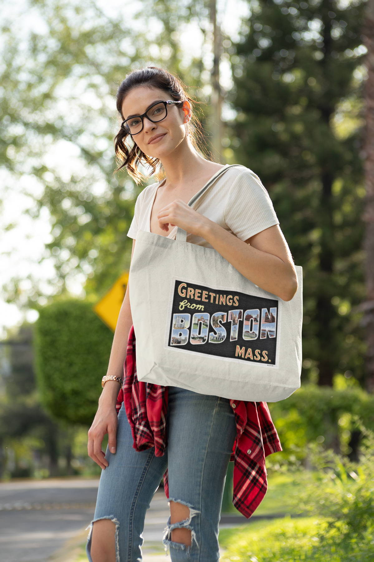 Cape Cod Massachusetts canvas tote bag