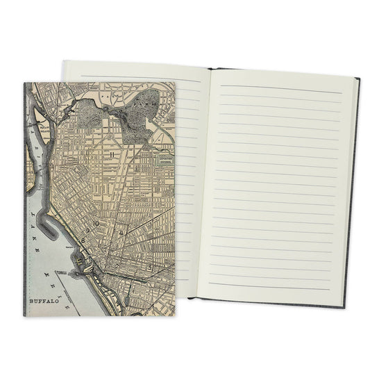 Buffalo New York Vintage Map Travel Journal