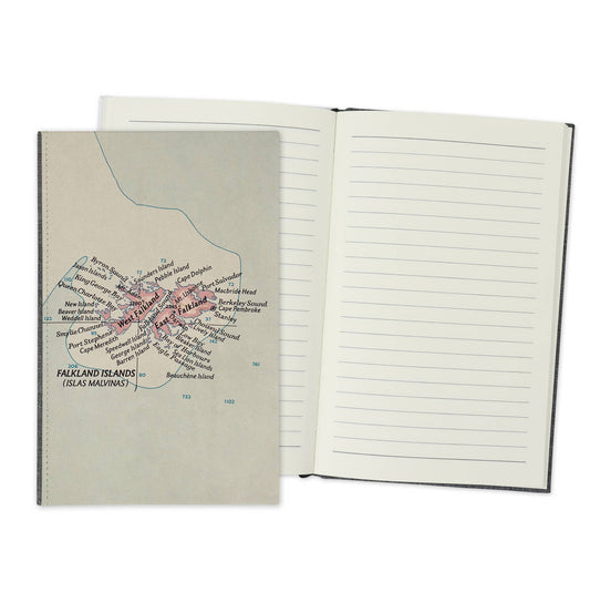Falkland Islands Vintage Map Travel Journal