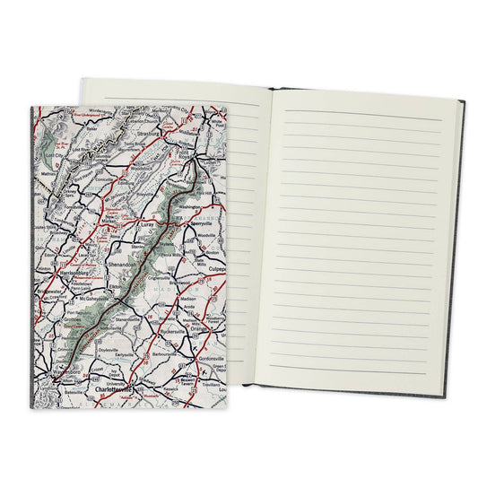 Shenandoah National Park Vintage Map Travel Journal