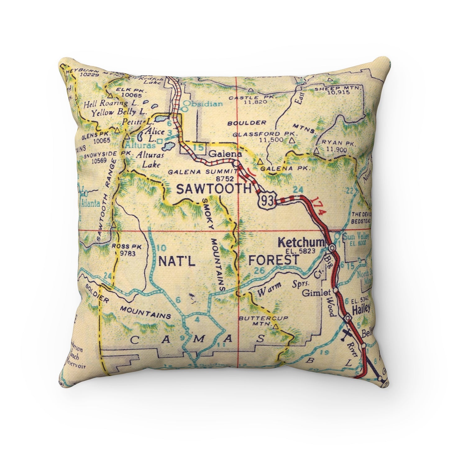 Sawtooth National Forest pillow