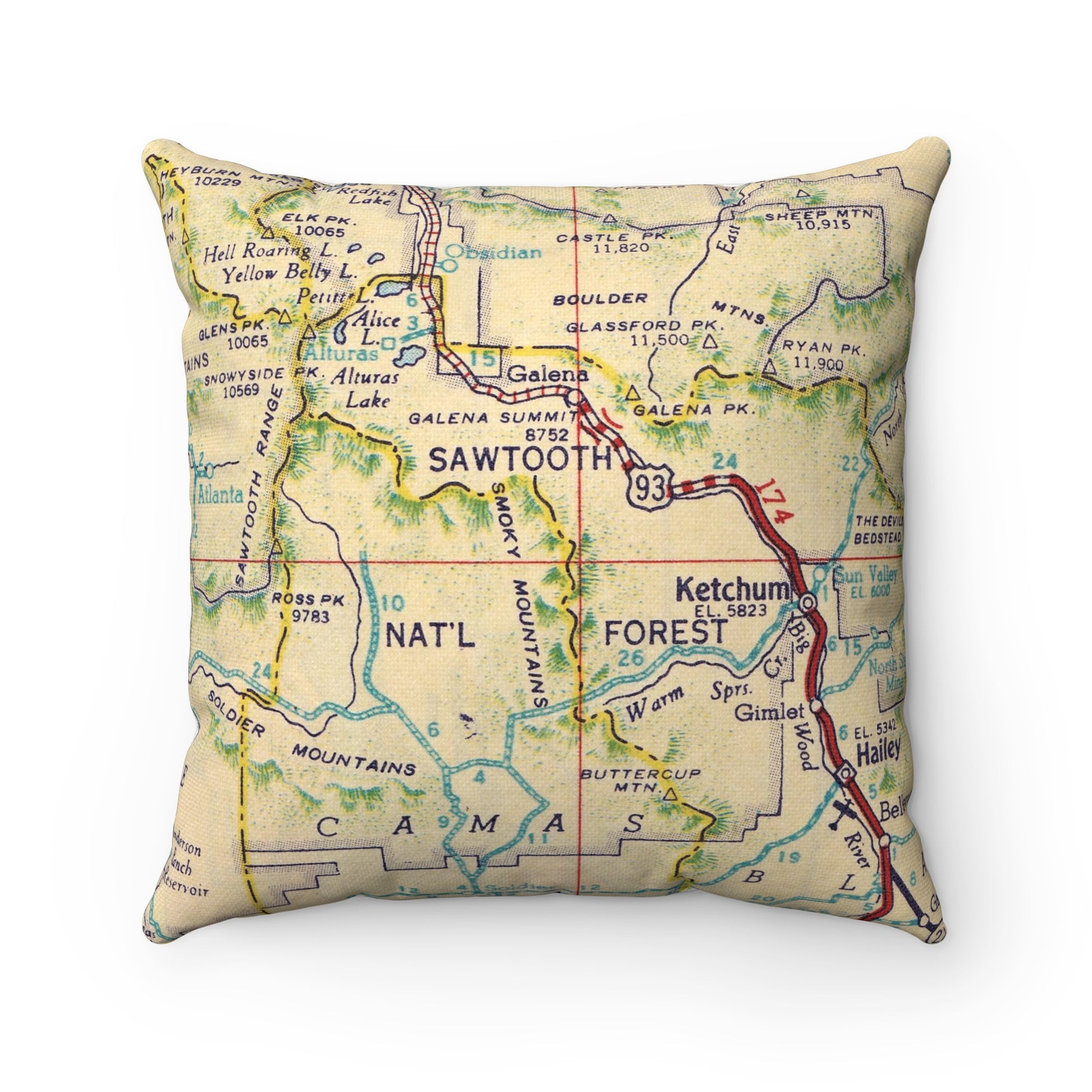 Sawtooth National Forest pillow