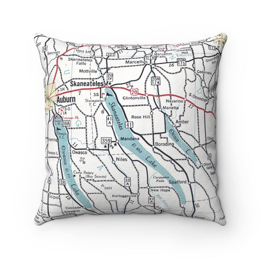 Skaneateles Lake New York pillow