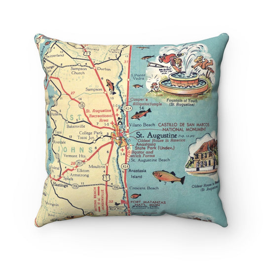 St Augustine Florida pillow