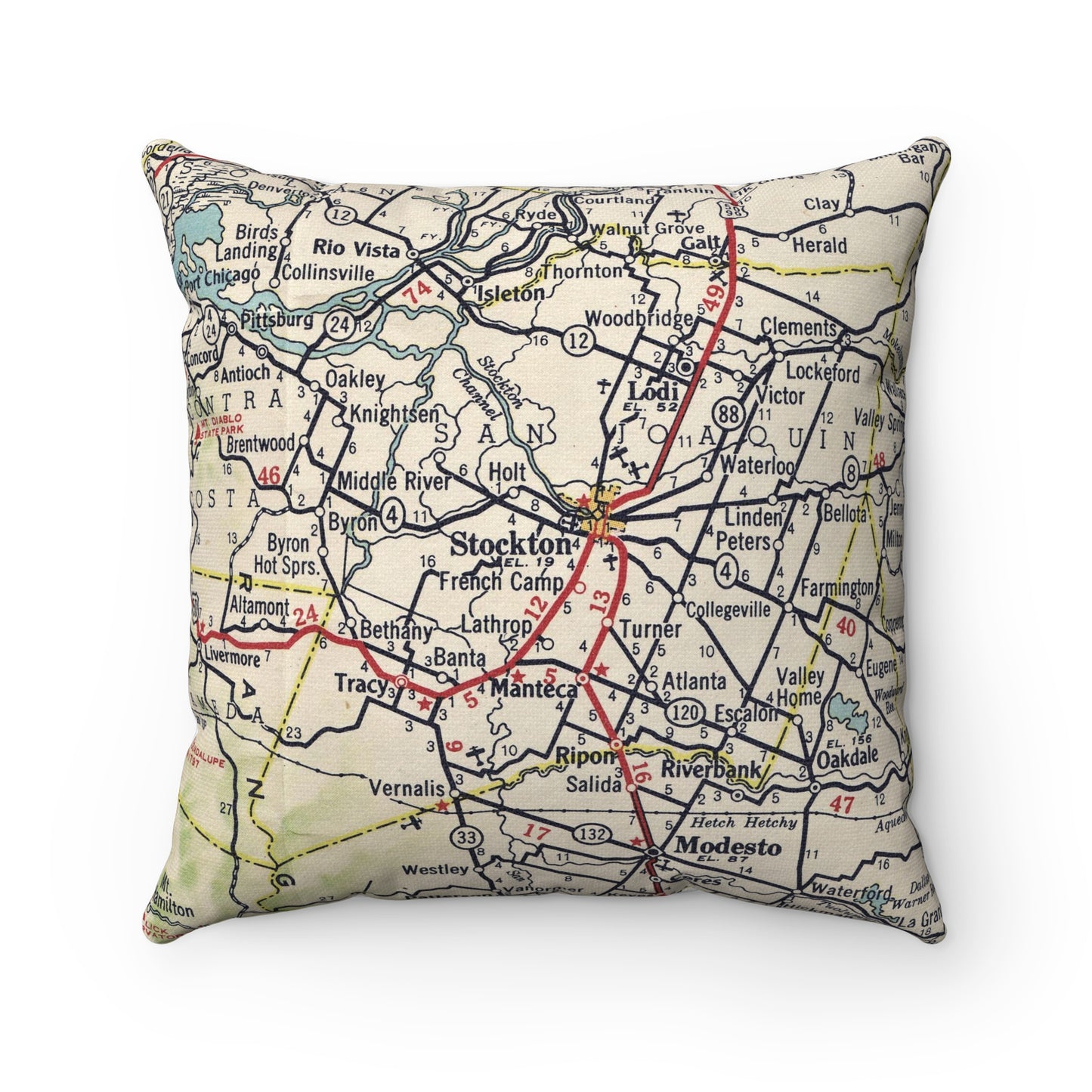 Stockton California pillow