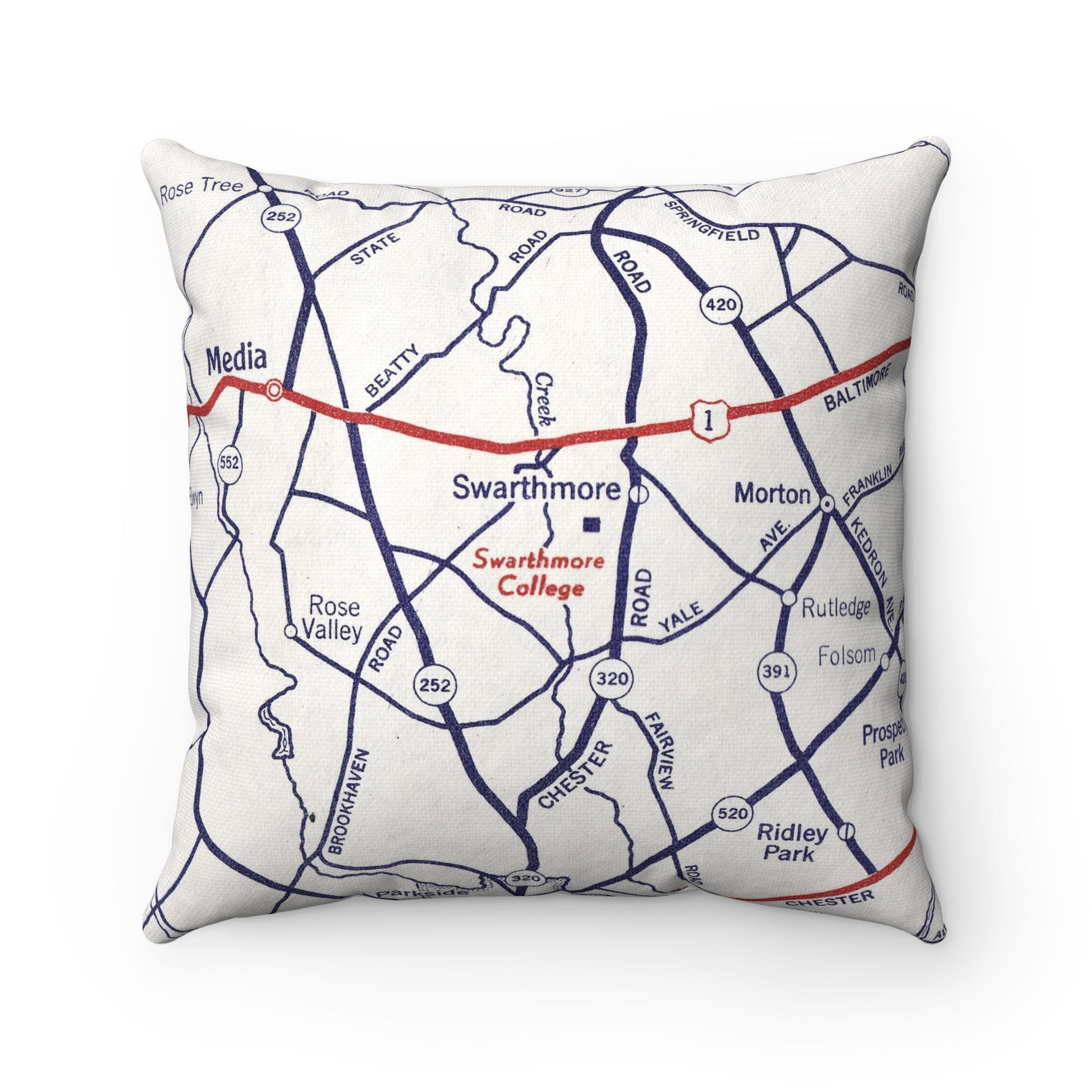 Swarthmore College pillow